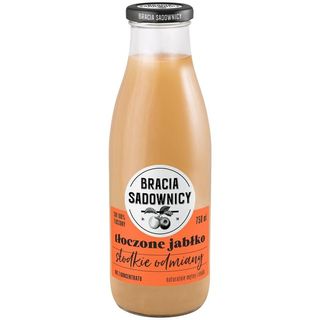 Bracia Sadownicy Sok 100% tłoczone jabłko, słodkie jabłko 750 ml