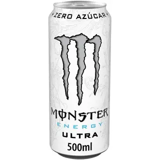 Bebida Energética Ultra White Monster, Lata 50 Cl