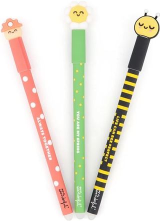 Mr Wonderful Set De 3 Bolis Borrables Bo-Bo Para Notas Inolvidables Margarita, Seta Y Abeja (8445641072467)