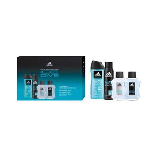 Estuche Adidas Ice Dive Edt 100 Ml. +Bodyspray + Gel + Aftershave (3616305160355)