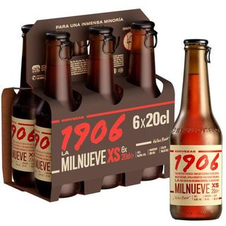 Cerveza 1906 Botellín, Pack 6X0,2 Litros. (26132159)