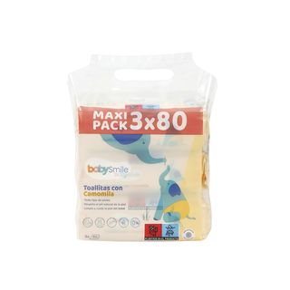 Toallitas Bebe Babysmile 3X80Uds (288957)