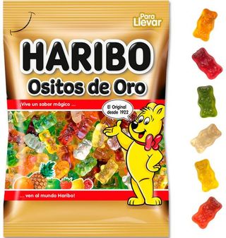 Gominolas Haribo Ositos De Oro 100 G