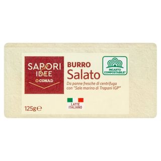 SAPORI & IDEE CONAD Burro Salato 125 g - 8003170087019