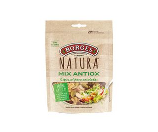 Cocktail de Frutos Secos Crudos y Desecados Mix Antiox Borges 130 G.