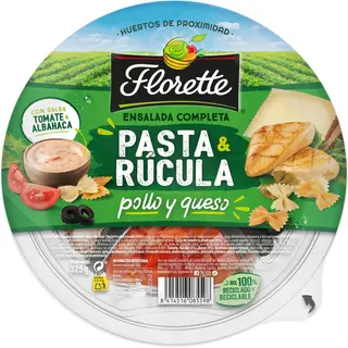 Ensalada Pasta Y Rúcula Completa, Bol 325 G