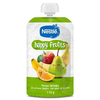 Postre Lácteo Infantil Con Puré De 4 Frutas Happy Fruits Nestlé 110 G