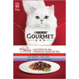 Comida Gato Seleccion De Carnes Gourmet Mom Petit P6X50G