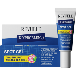 No Problem Spot Gel con AHA-BHA-PHA y Árbol del Té - Revuele - 25 ml 5060565107410