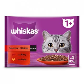 Whiskas Carnes Multipack 4X85 Gr.