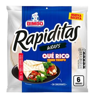 Rapiditas Bimbo Wraps 6 Uds.