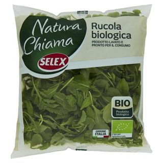 Selex Natura Chiama Rucola Lavata e Pronta per il Consumo Biologica 100 g