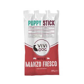 Vivi dog snack puppy stick 3x5g manzo