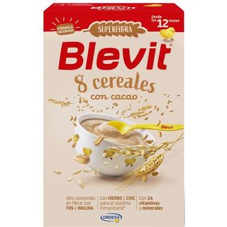 Papilla Superfibra 8 Cererales Con Cacao Blevit, Caja 500 G (26171298)