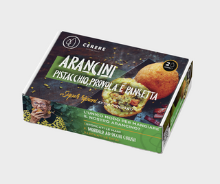2 Arancini al pistacchio, provola e pancetta 400G Cerere