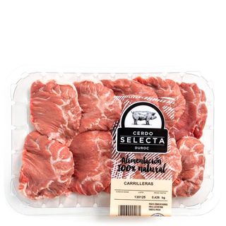 Carrilleras De Cerdo Duroc Bandeja (400 G Aprox)