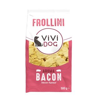 Vivi dog biscotti frollini 500g bacon