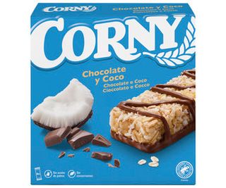 Barritas de Cereales con Chocolate y Coco Corny 6 Uds. X 25 G.