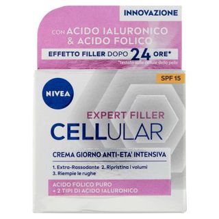 Nivea Hyaluron Cellular Filler Crema Giorno Anti-Età  Avanzata SPF 15 50 ml