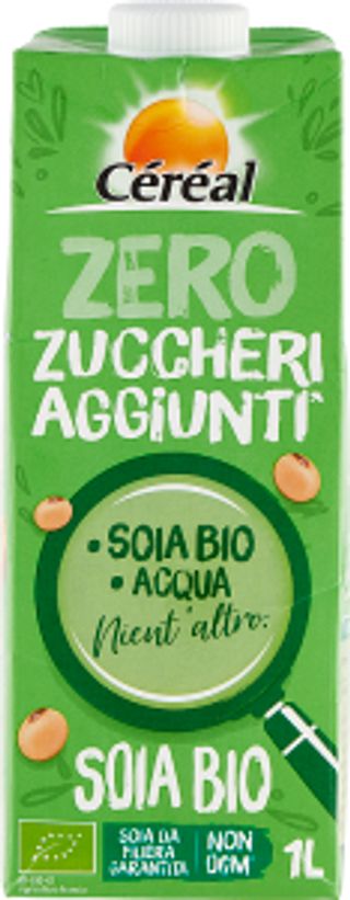 Céréal Zero Zuccheri Aggiunti* Soia Bio Drink bevanda vegetale - 1L