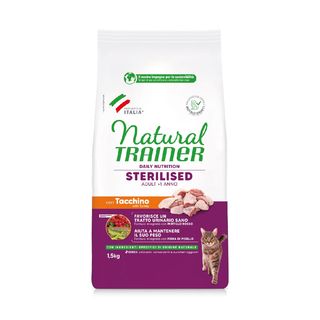 Natural trainer gatto sterilised tacchino 1.5kg