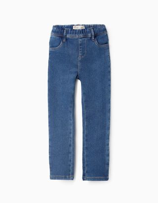 Jeggings para Menina - Tamanho 8/9 AZUL