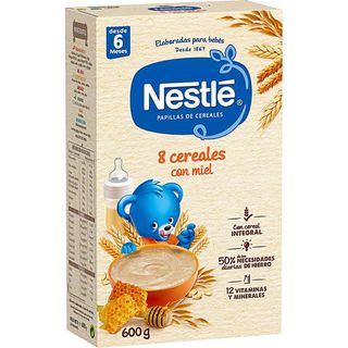 NESTLÉ Papilla 8 Cereales Con Miel 475 G