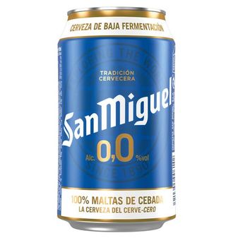 Cerveza San Miguel 0,0 Lata 33 Cl