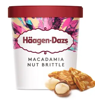 Tarrina Häagen-Dazs Vainilla Nueces Macadamia 400 G