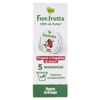 Rigoni di Asiago Fiordifrutta Fragole e fragoline di bosco bio 5 x 20 g