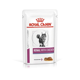 Royal Canin Renal Pollo Sobre Para Gatos 1.02Kg