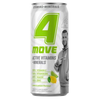 4Move Active Vitamins Gazowany napój o smaku limonki i cytryny 330 ml