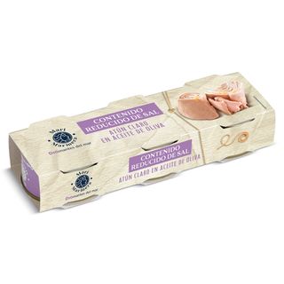 Atún Claro En Aceite De Oliva Reducido En Sal Dia Mari Marinera Lata 3 X 60 G