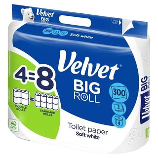 Velvet Big Roll Soft White Papier toaletowy 4 rolki
