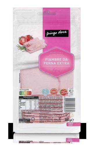 Fiambre da Perna Extra Fatiado Pingo Doce 200G