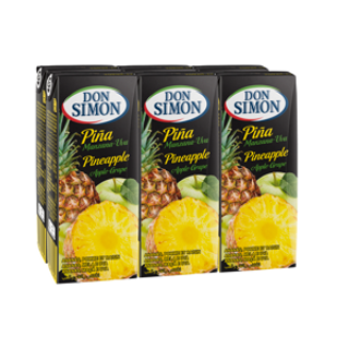 Zumo Piña Uva Don Simon Pack 6 Uds. 200Ml.