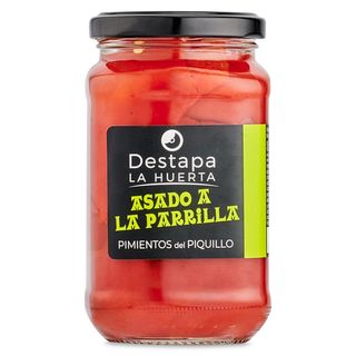 Pimientos Del Piquillo Asado A La Parrilla Destapa La Huerta Frasco 295 G