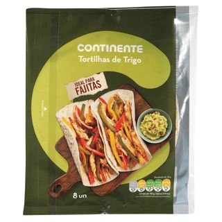 Tortilhas de Trigo Fajita Continente (emb. 320 gr)