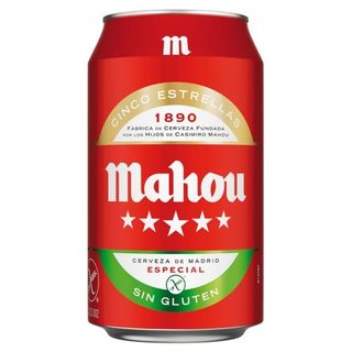 Cerveza Mahou Sin Gluten Lata 33 Cl