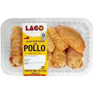 Alas Partidas, Bandeja 500 Gr.