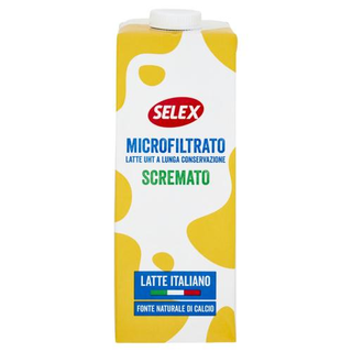 Latte Scremato Mic.100% Lt.1 Selex