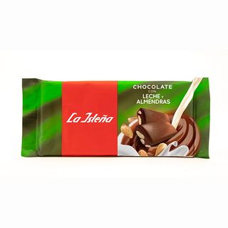 La Isleña tableta de chocolate con almendras 150 g