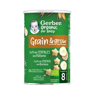 Snacks de Cereais de Banana Gerber 35G
