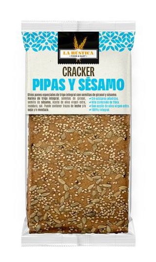 Cracker La Rústica Pipas Y Sésamo 100 G