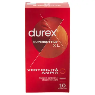 Durex Supersottile Xl 10 Preservativi - 000421266