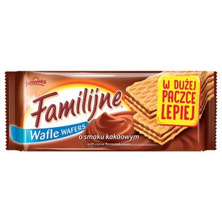 Familijne Wafle o smaku kakaowym, 450 g