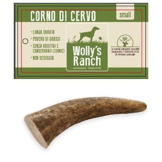 Wolly's ranch dog snack corno di cervo s