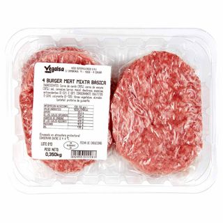 Burguer Meat Mixta Básica, Bandeja Aprox. 350 Gr. (18820282)