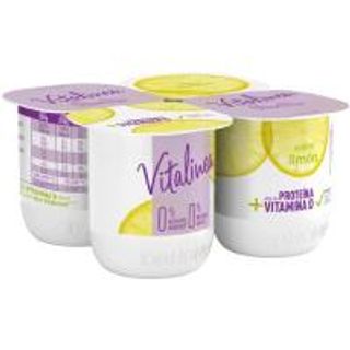 Yogur Desnatado De Limón Danone Vitalínea 4X120 Gr. (227793)