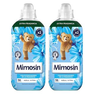 Pack 2x Mimosin Suavizante Azul Vital 56 lavados